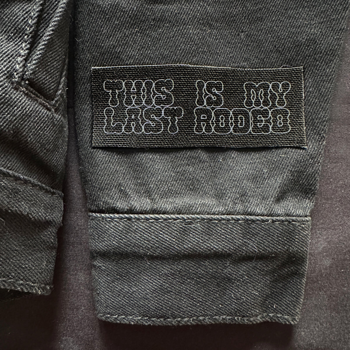 This is My Last Rodeo Fabric Patch