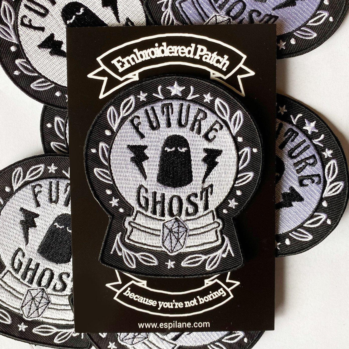 Future Ghost Iron On Patch-Patch-ESPI LANE