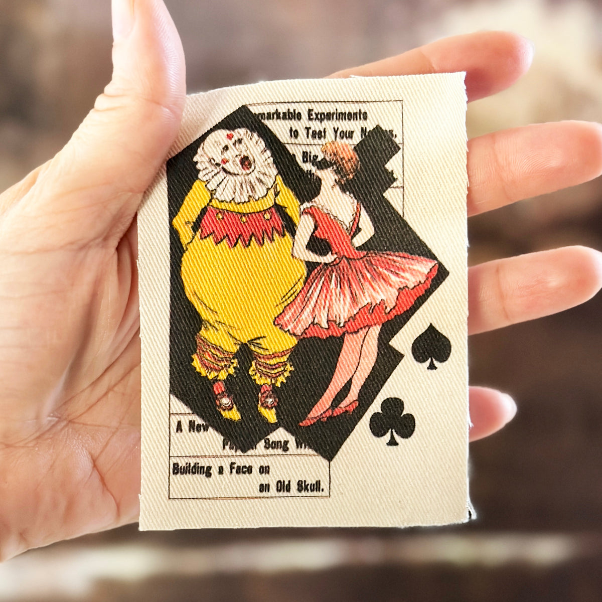 Circus Sideshow Fabric Sew-On Patch