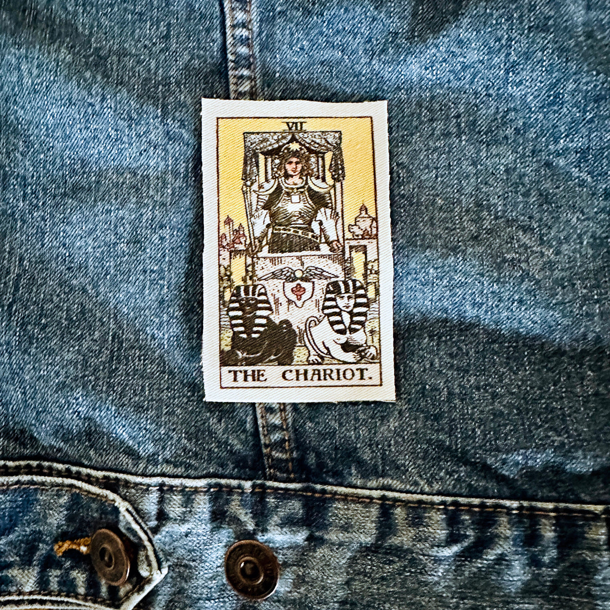 Tarot Card The Chariot Fabric Sew On Patch