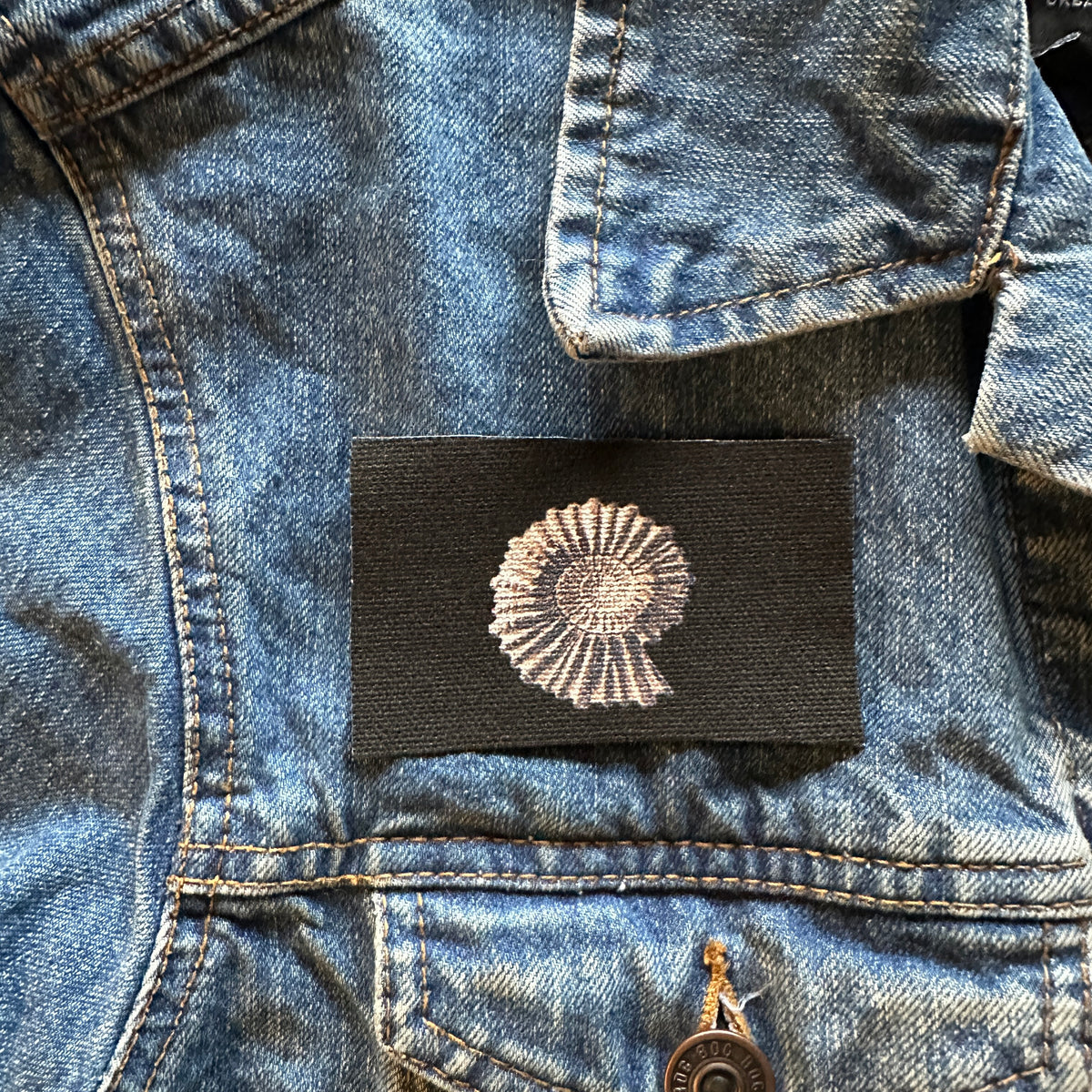 Ammonite Fossil Sew-On Patch