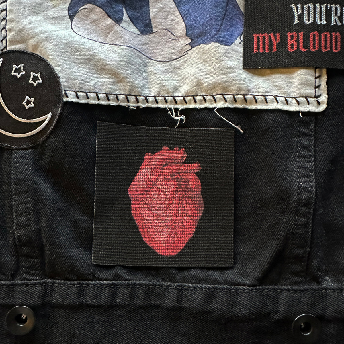 Anatomical Heart Fabric Patch Set