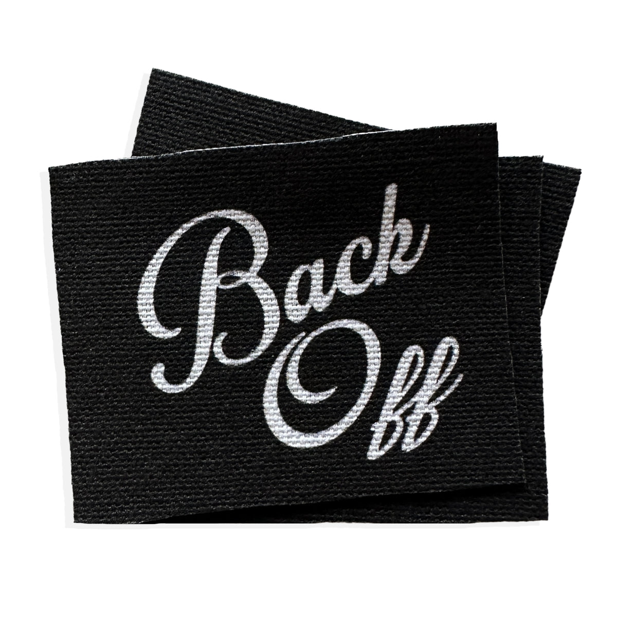 Back Off Sew On Fabric Patch
