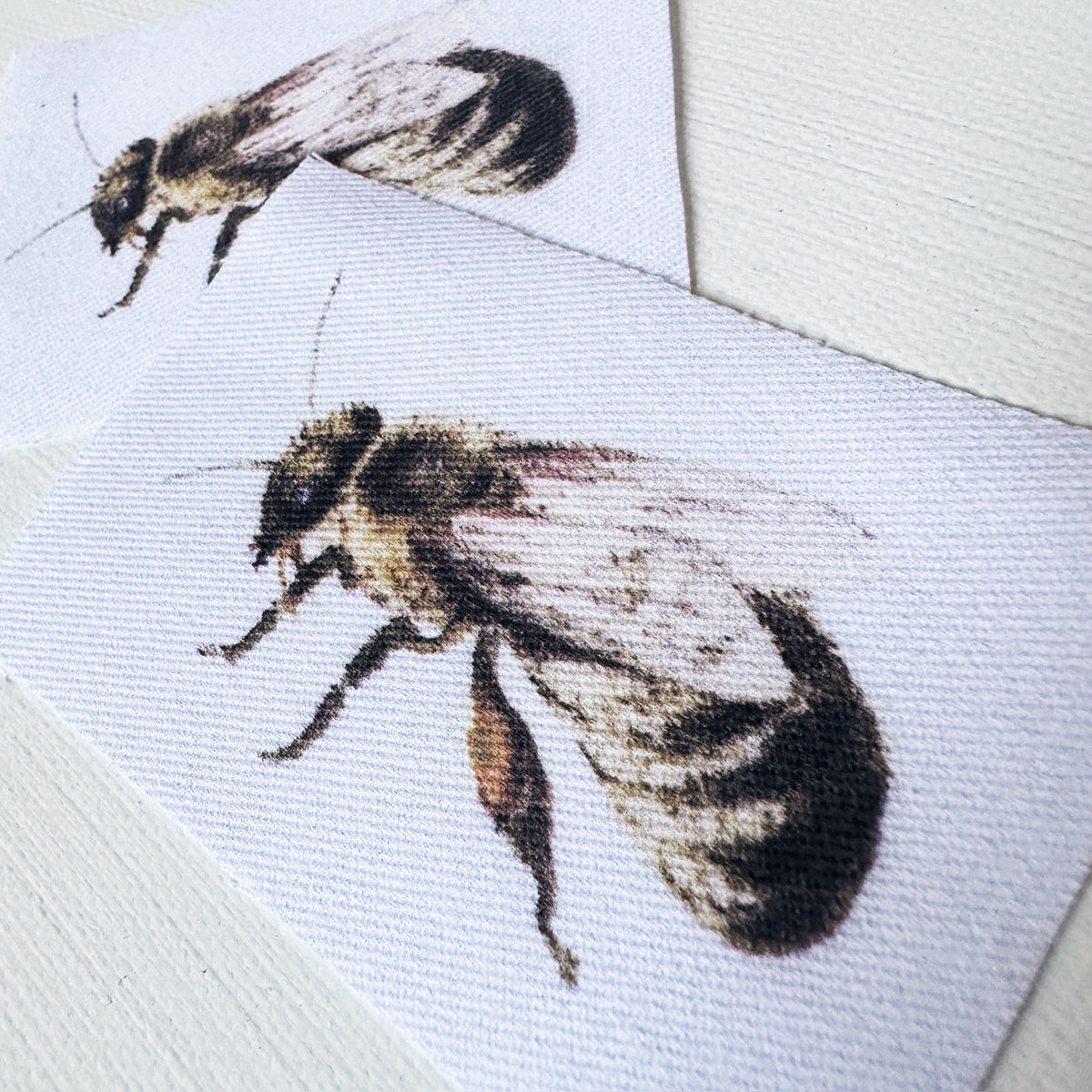 Bee Sew-On Fabric Patch