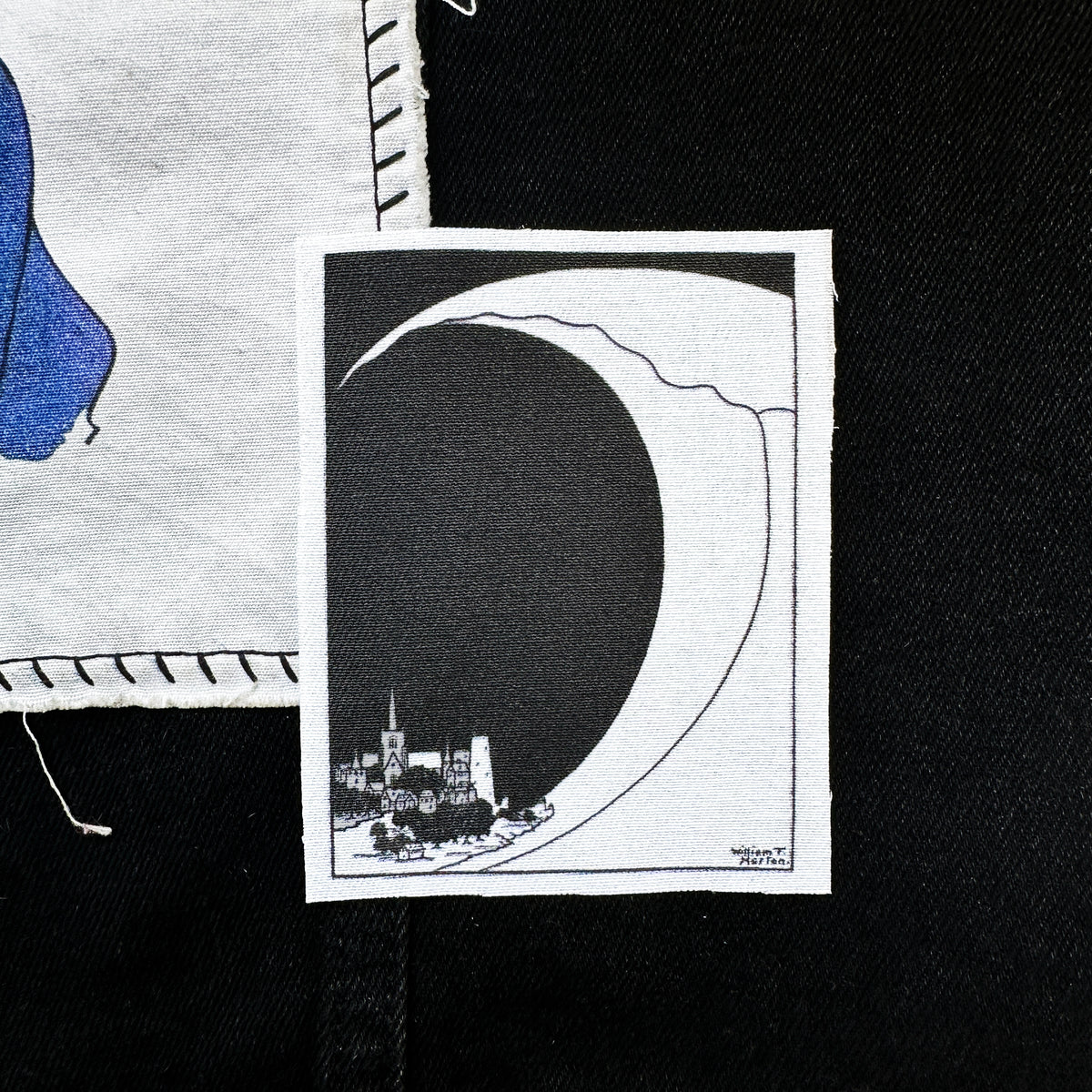 WT Horton The Wave Sew-On Fabric Patch