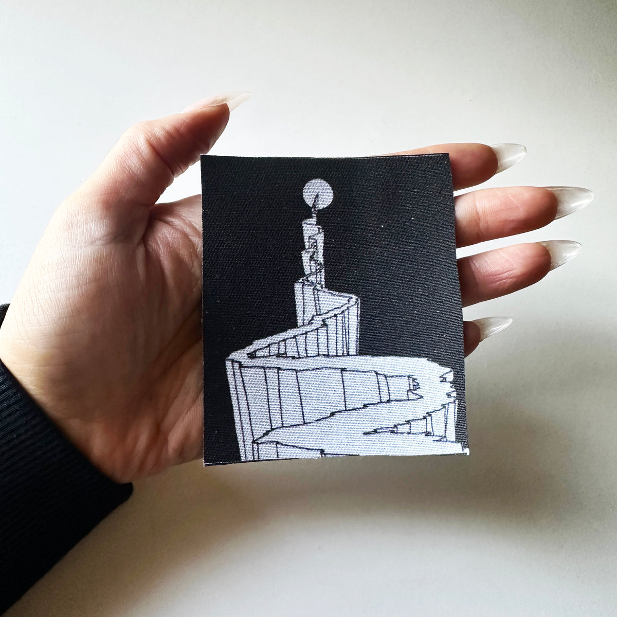 Path the the Moon Sew-On Fabric Patch