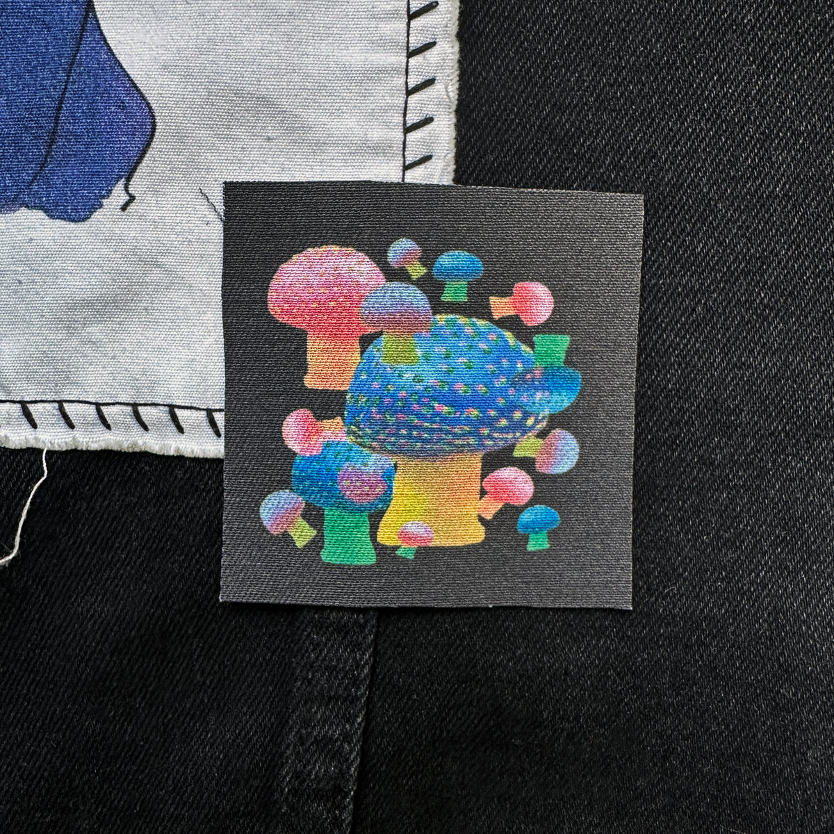 Magical Mushroom Fabric Patch