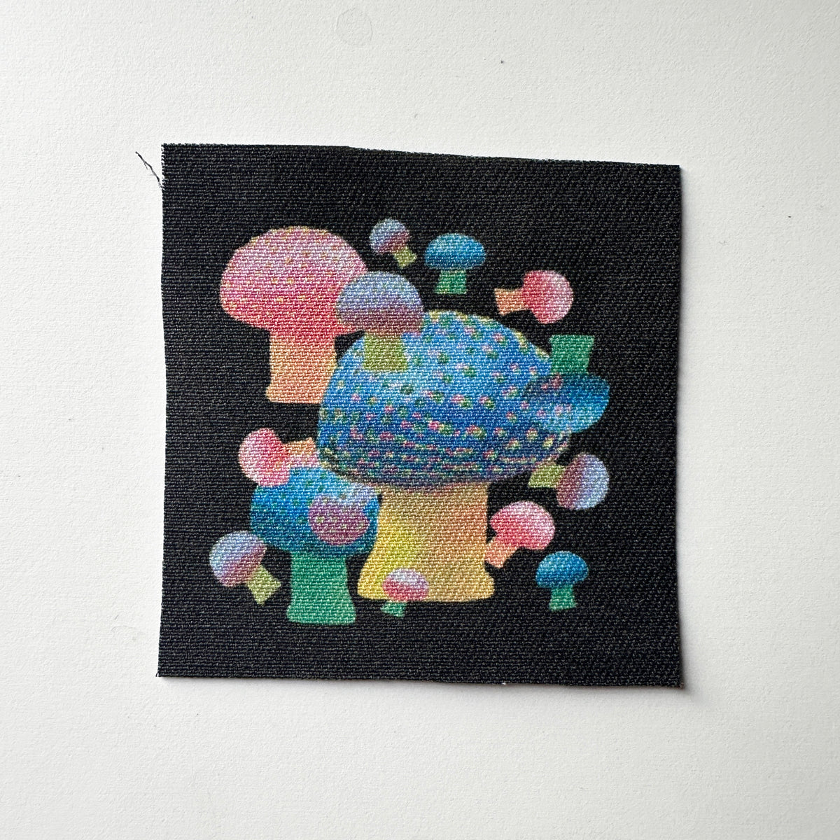 Magical Mushroom Fabric Patch