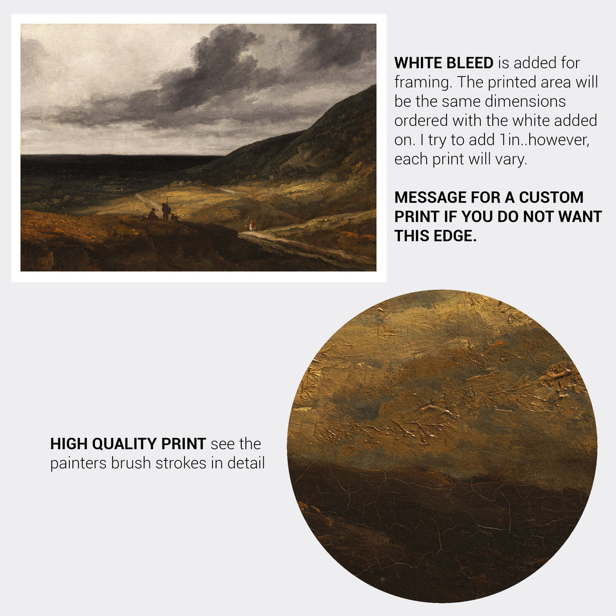 Vintage French Landscape Wall Fine Art Print