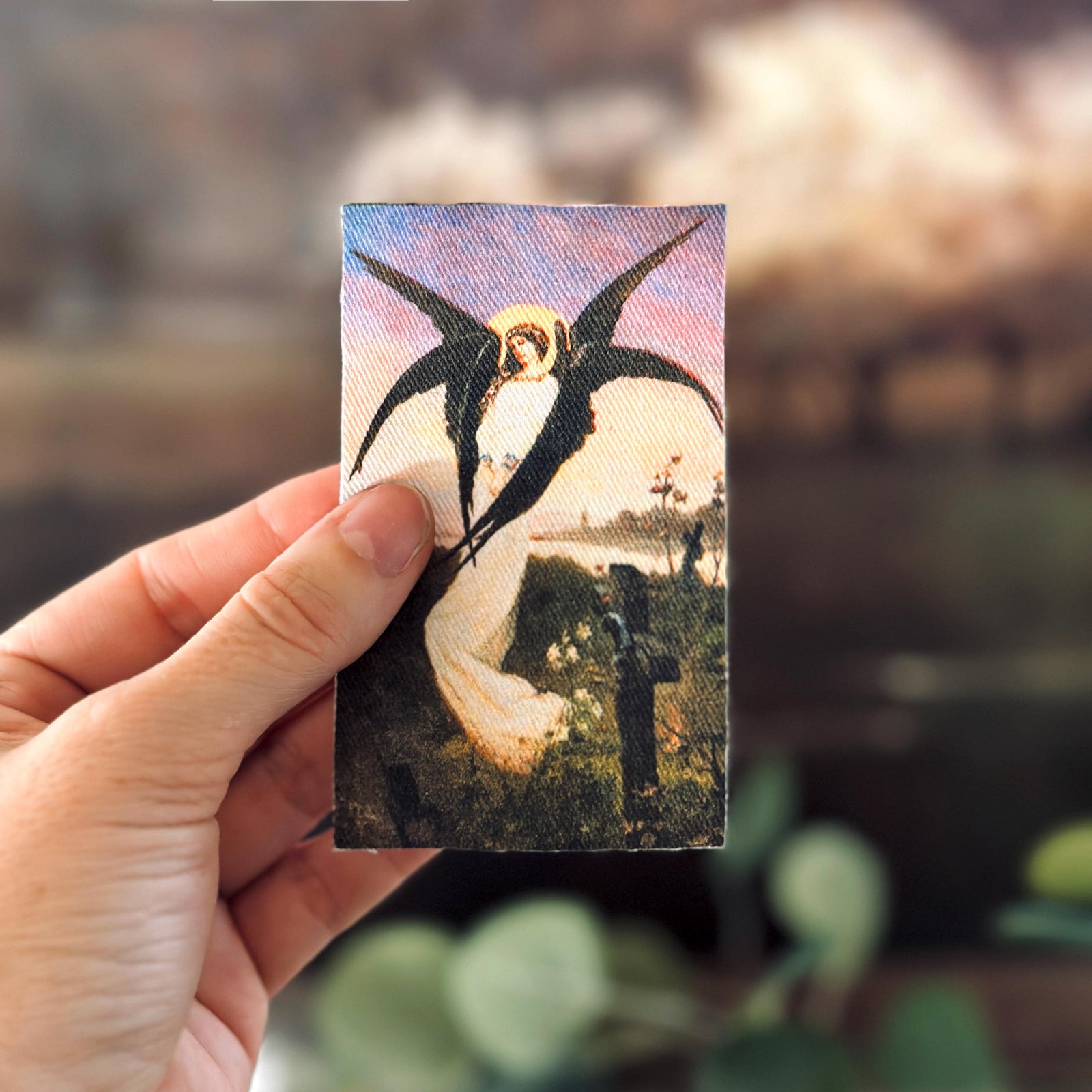 Angel of Sadness Sew On Fabric Patch-ESPI LANE