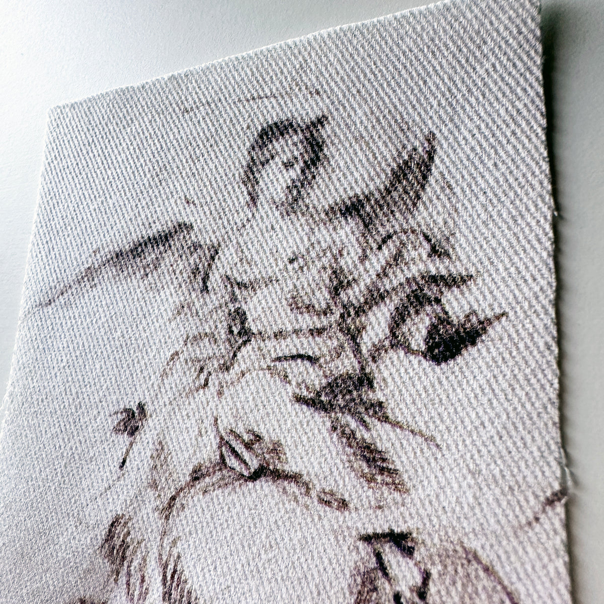 Angel on the Clouds Sketch Sew-On Fabric Patch-ESPI LANE