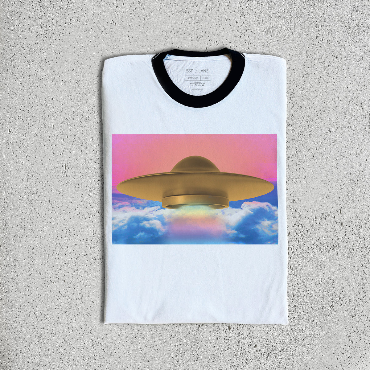 Anime Sky Gold UFO Shirt-ESPI LANE