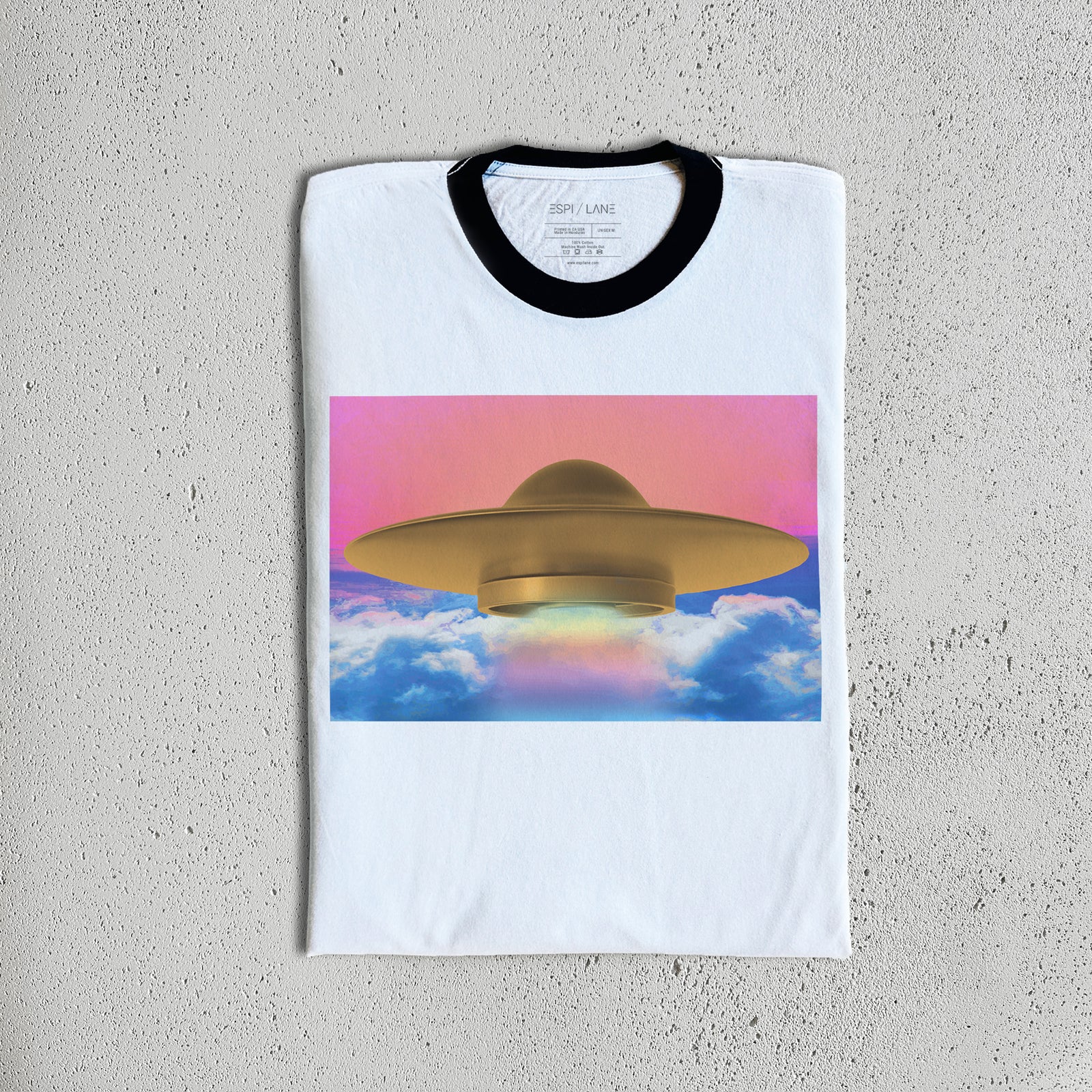 Anime Sky Gold UFO Shirt-ESPI LANE