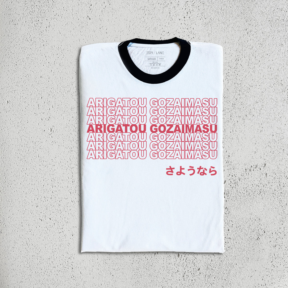 Arigatou Gozaimasu Thank You Shirt-ESPI LANE