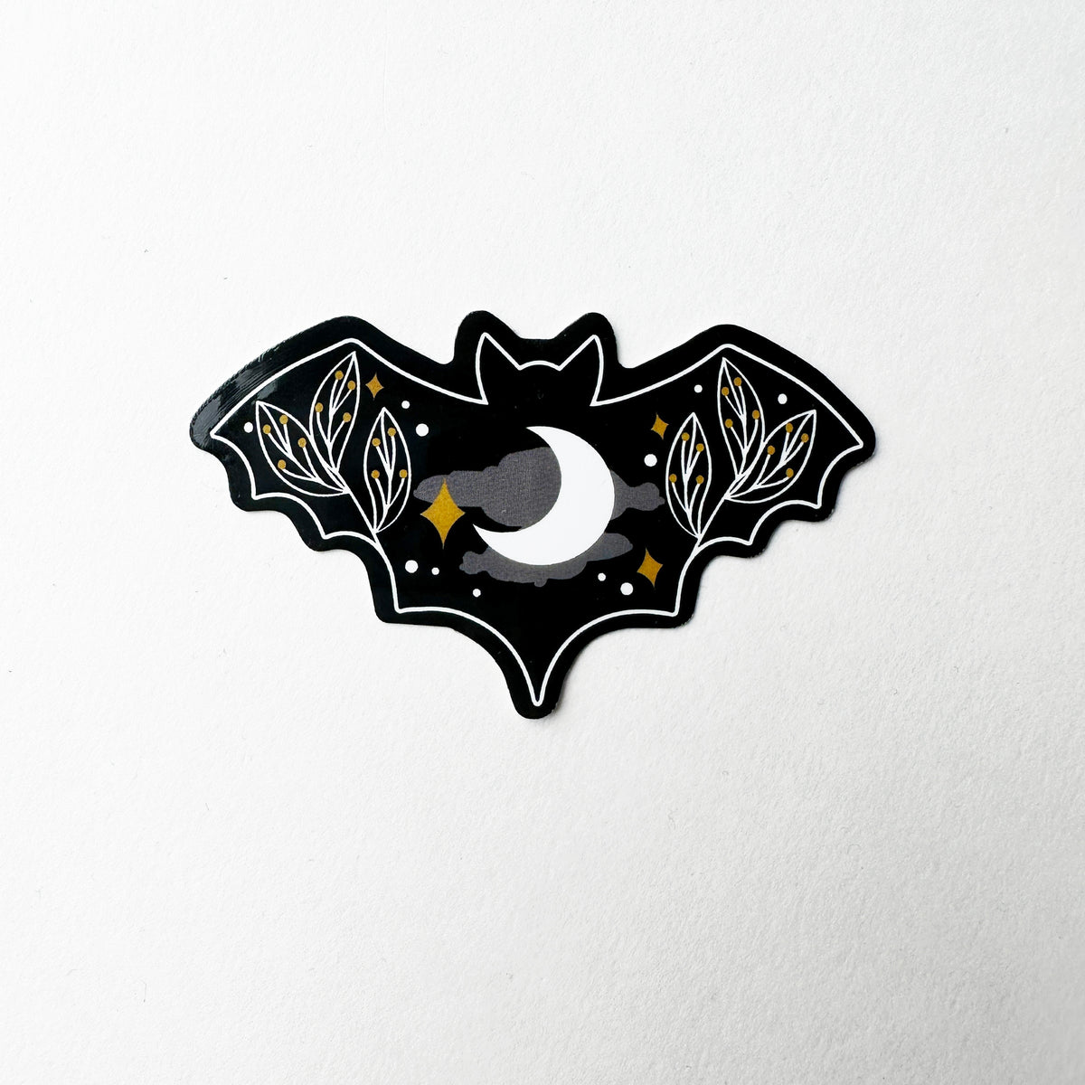 Botanical Bat Decal Sticker