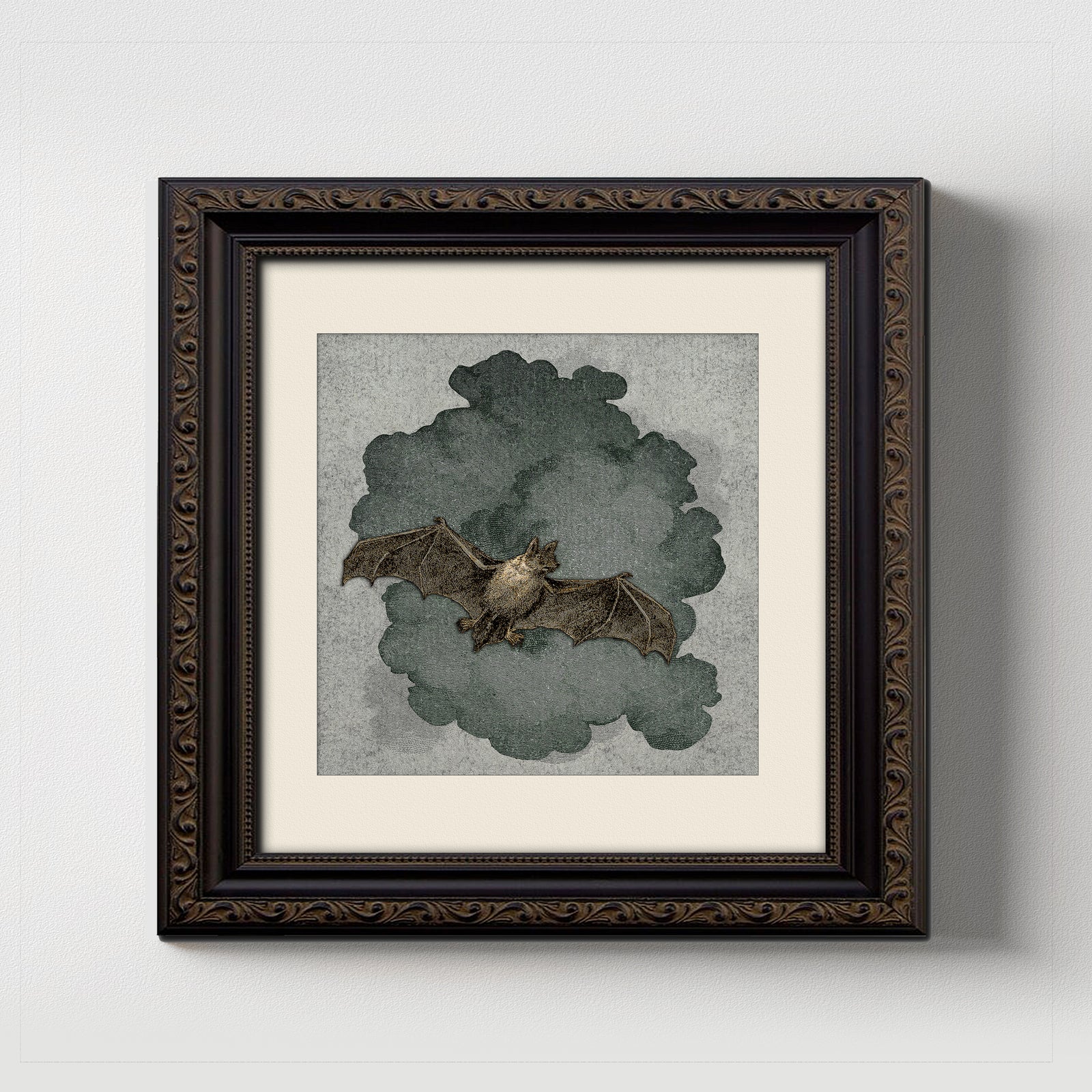 Bat Vintage Etching Fine Art Print-ESPI LANE