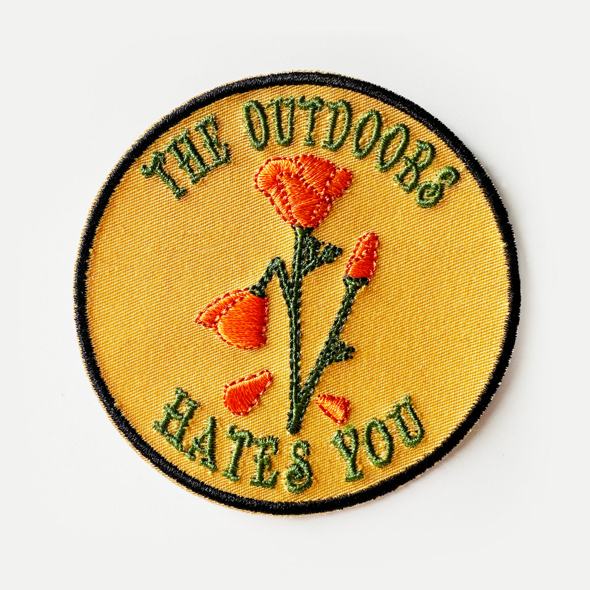 California Poppy Outdoors Hates You Patch-ESPI LANE