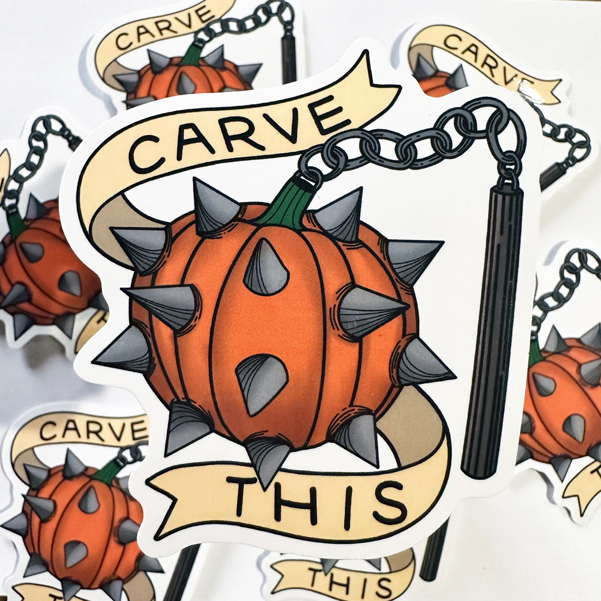 Carve This Pumpkin Sticker