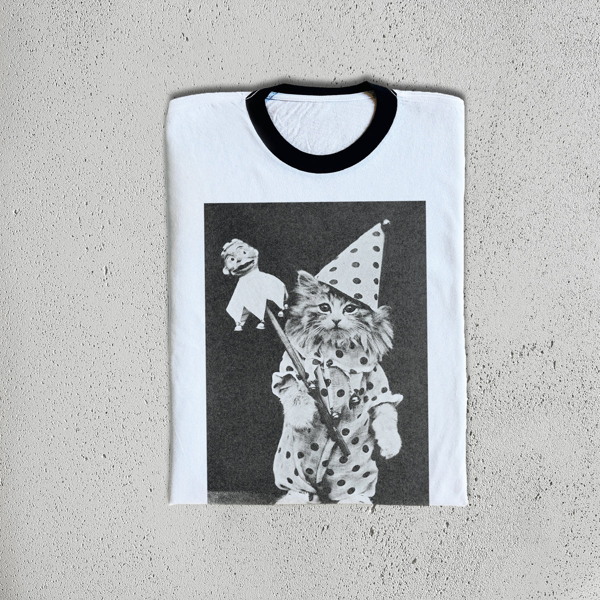 Cat Court Jester Graphic T-Shirt-ESPI LANE