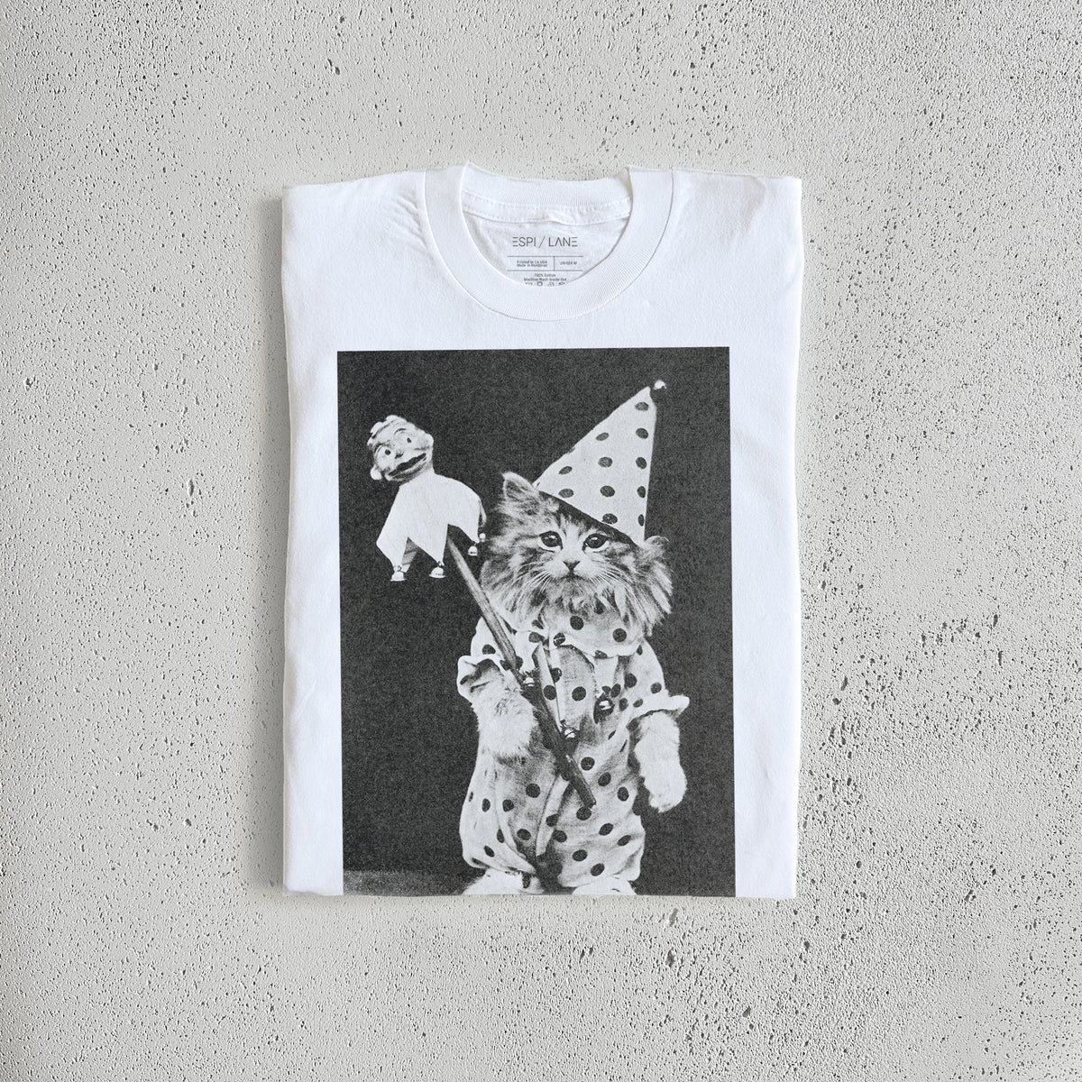 Cat Court Jester Graphic T-Shirt-ESPI LANE