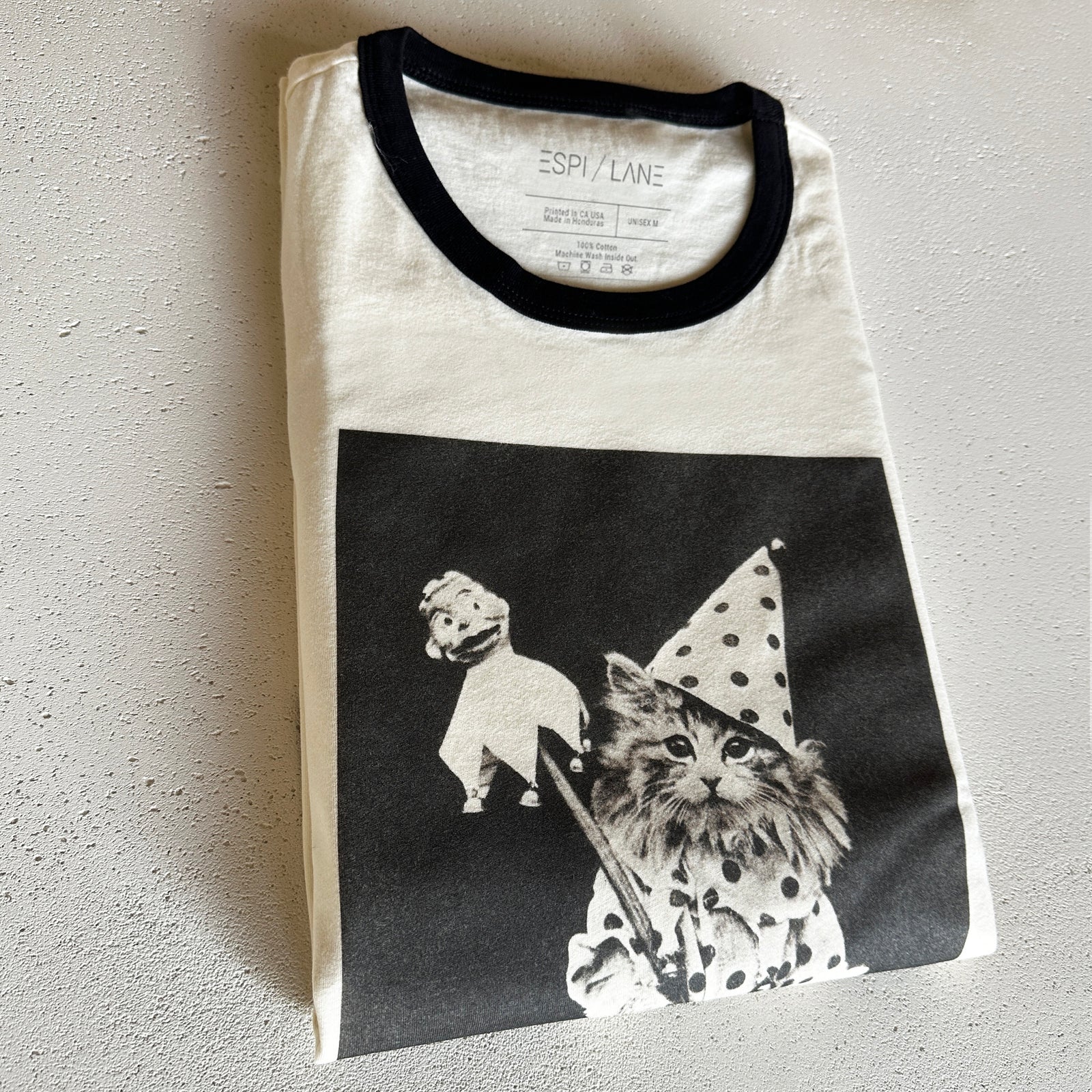 Cat Court Jester Graphic T-Shirt-ESPI LANE