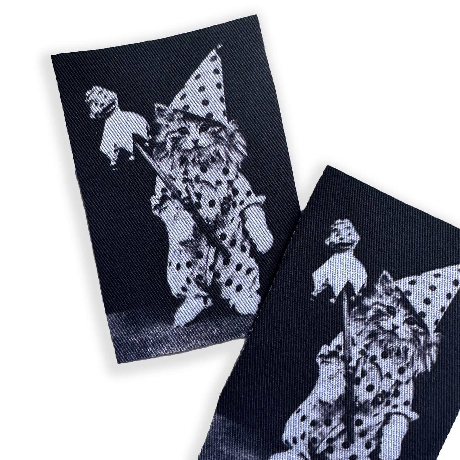 Cat Jester Clown Fabric Sew On Patch-ESPI LANE