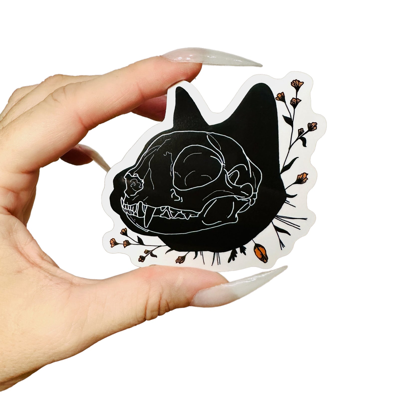Cat Skull Decal Sticker-ESPI LANE