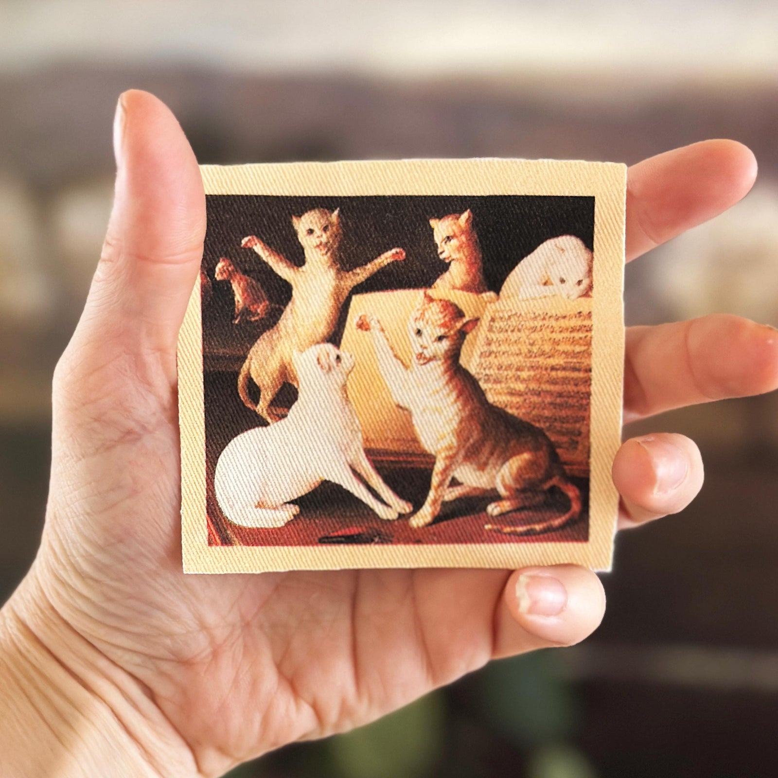 Cats In Concert Sew-On Cloth Fabric Patch-ESPI LANE