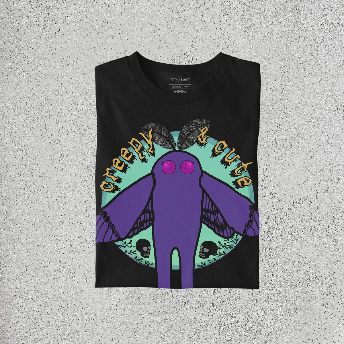 Creepy & Cute Mothman Cryptid Shirt-ESPI LANE