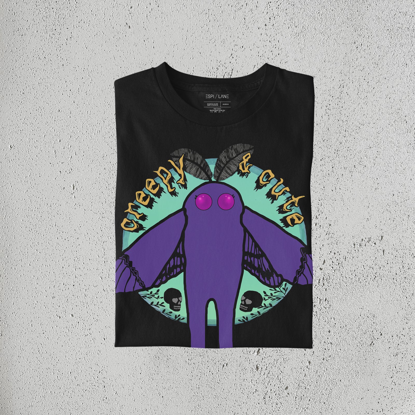 Creepy & Cute Mothman Cryptid Shirt-ESPI LANE