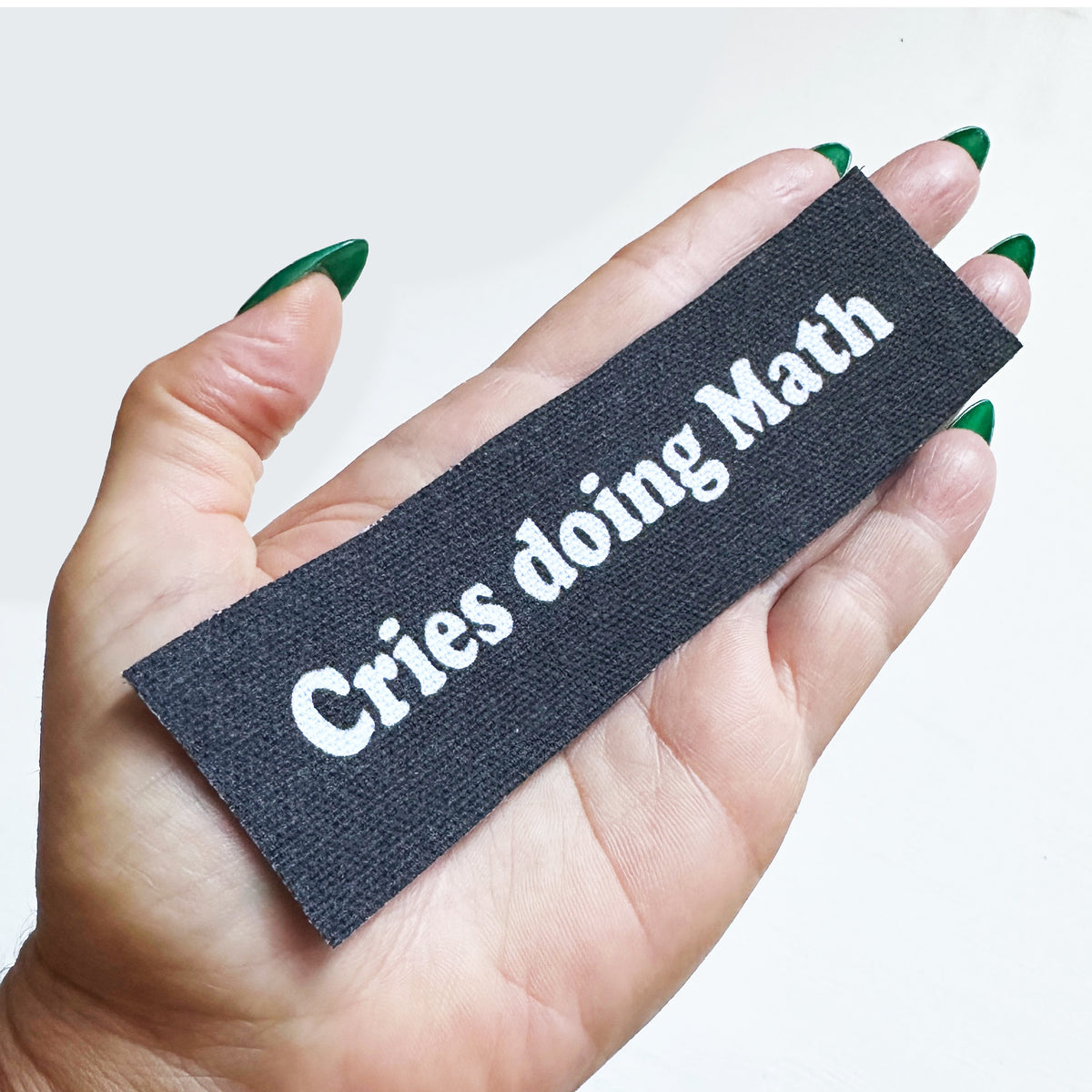 Cries Doing Math Sew-On Patch-ESPI LANE