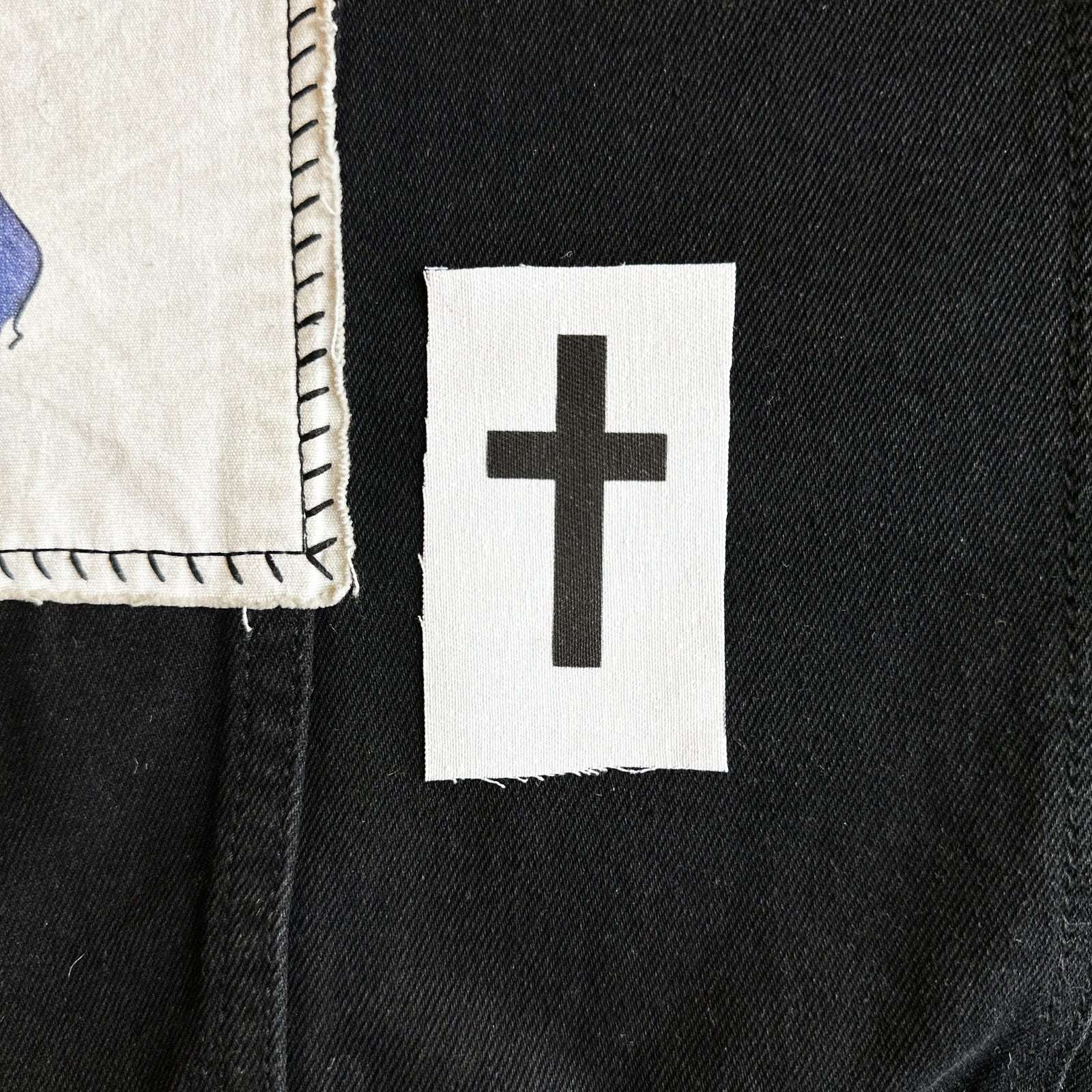 Cross Sew-On Fabric Patch-ESPI LANE