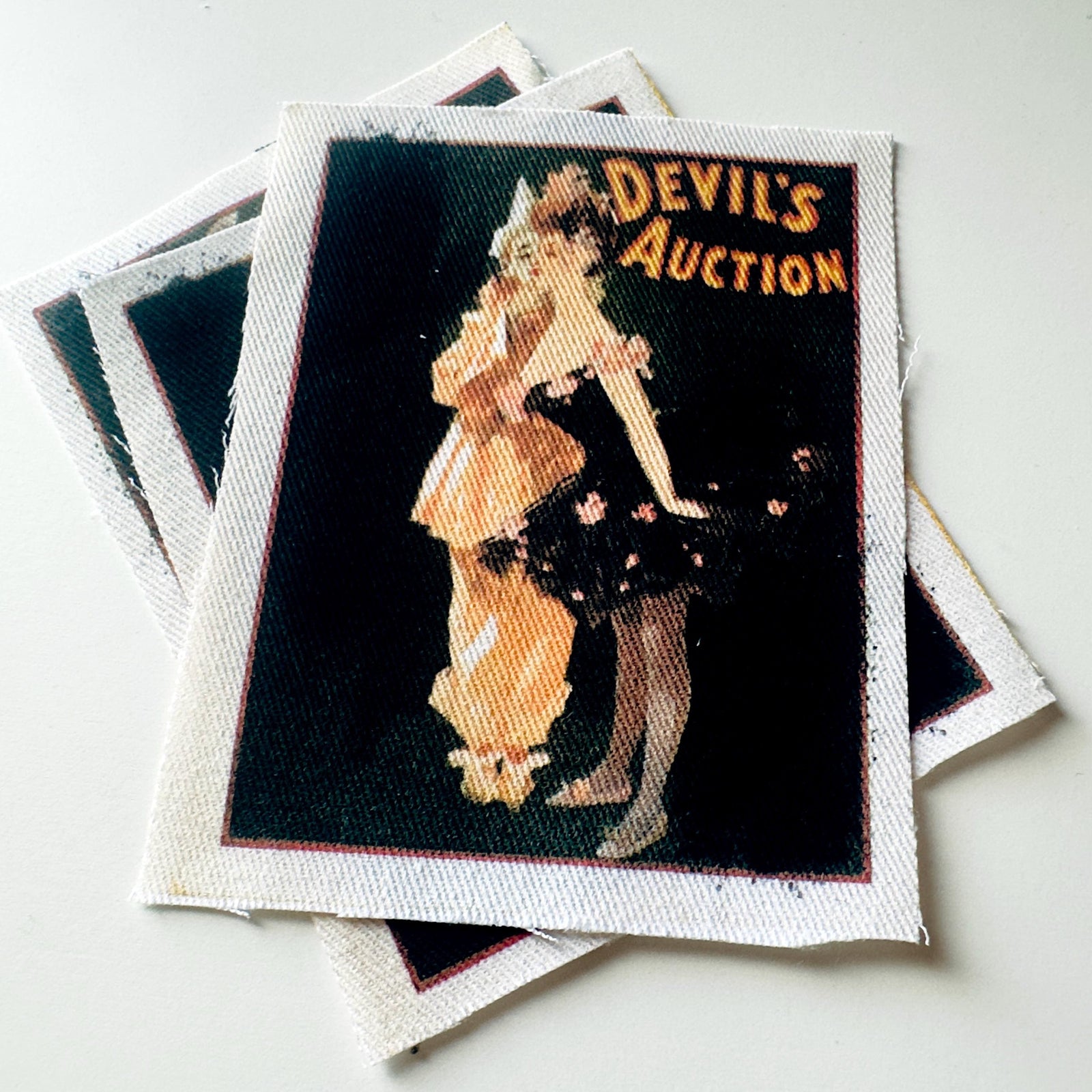 Devils Auction Fabric Sew-On Patch-ESPI LANE