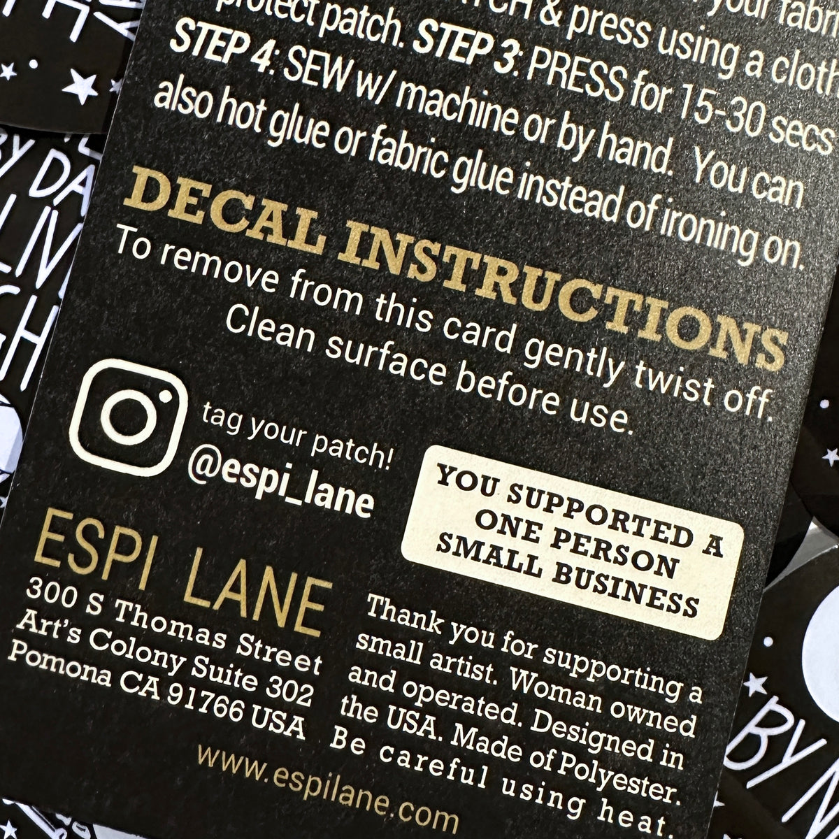 Die By Day Live By Night Skull Sticker-ESPI LANE