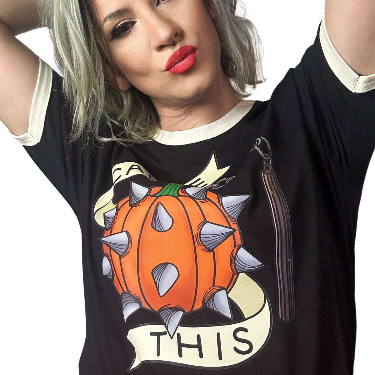 Carve This Pumpkin Flail Graphic Shirt