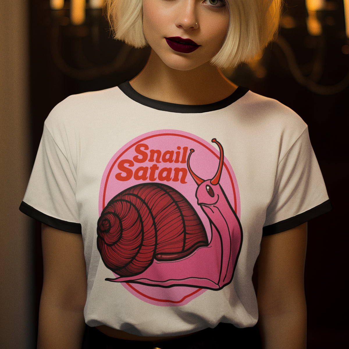 Snail Satan Graphic Shirt