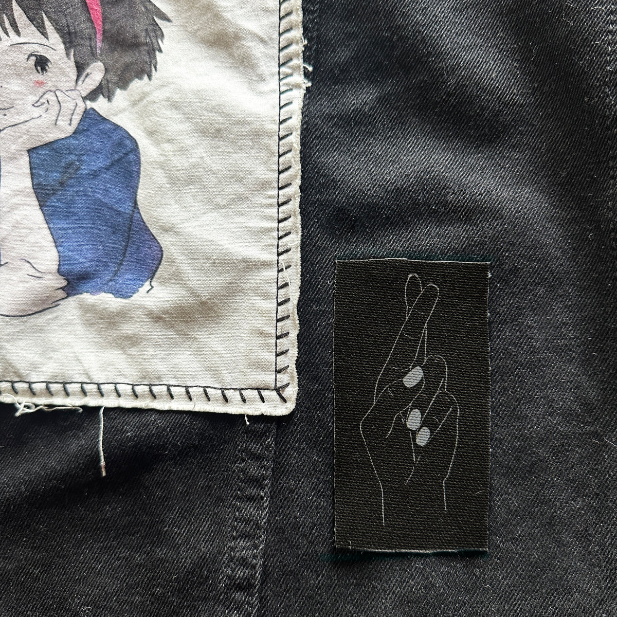 Fingers Crossed Fabric Patch-ESPI LANE