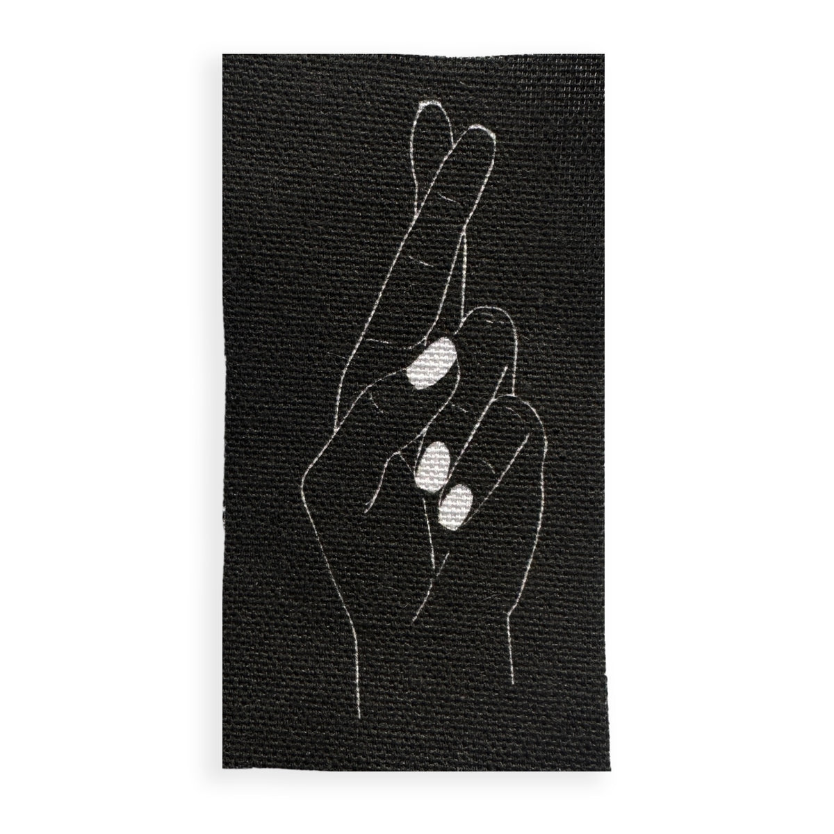 Fingers Crossed Fabric Patch-ESPI LANE