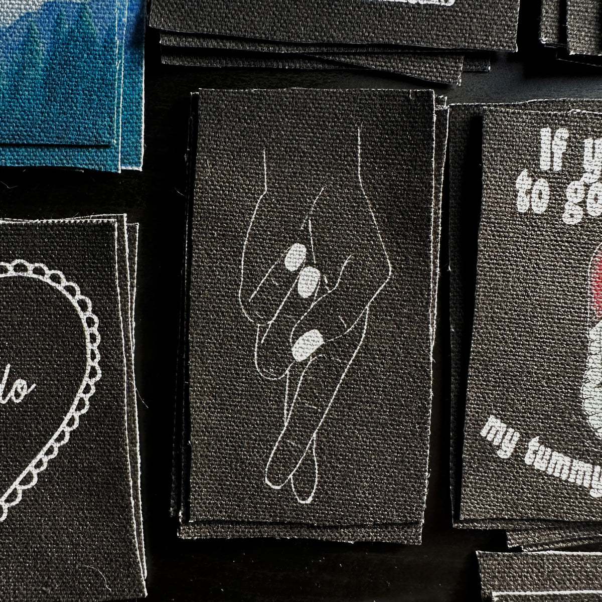 Fingers Crossed Fabric Patch-ESPI LANE