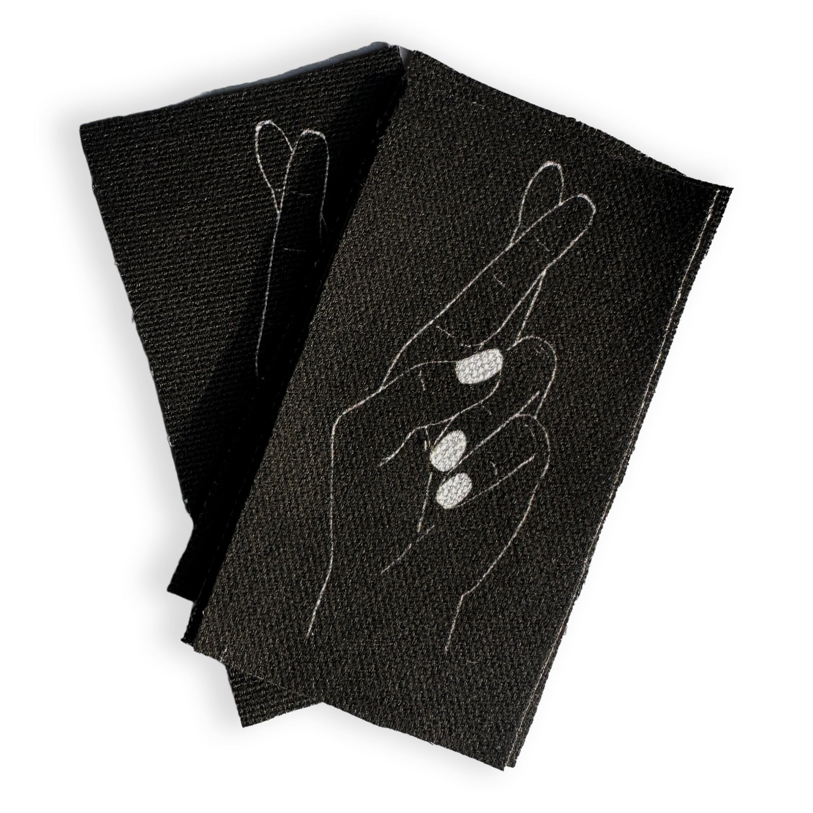 Fingers Crossed Fabric Patch-ESPI LANE