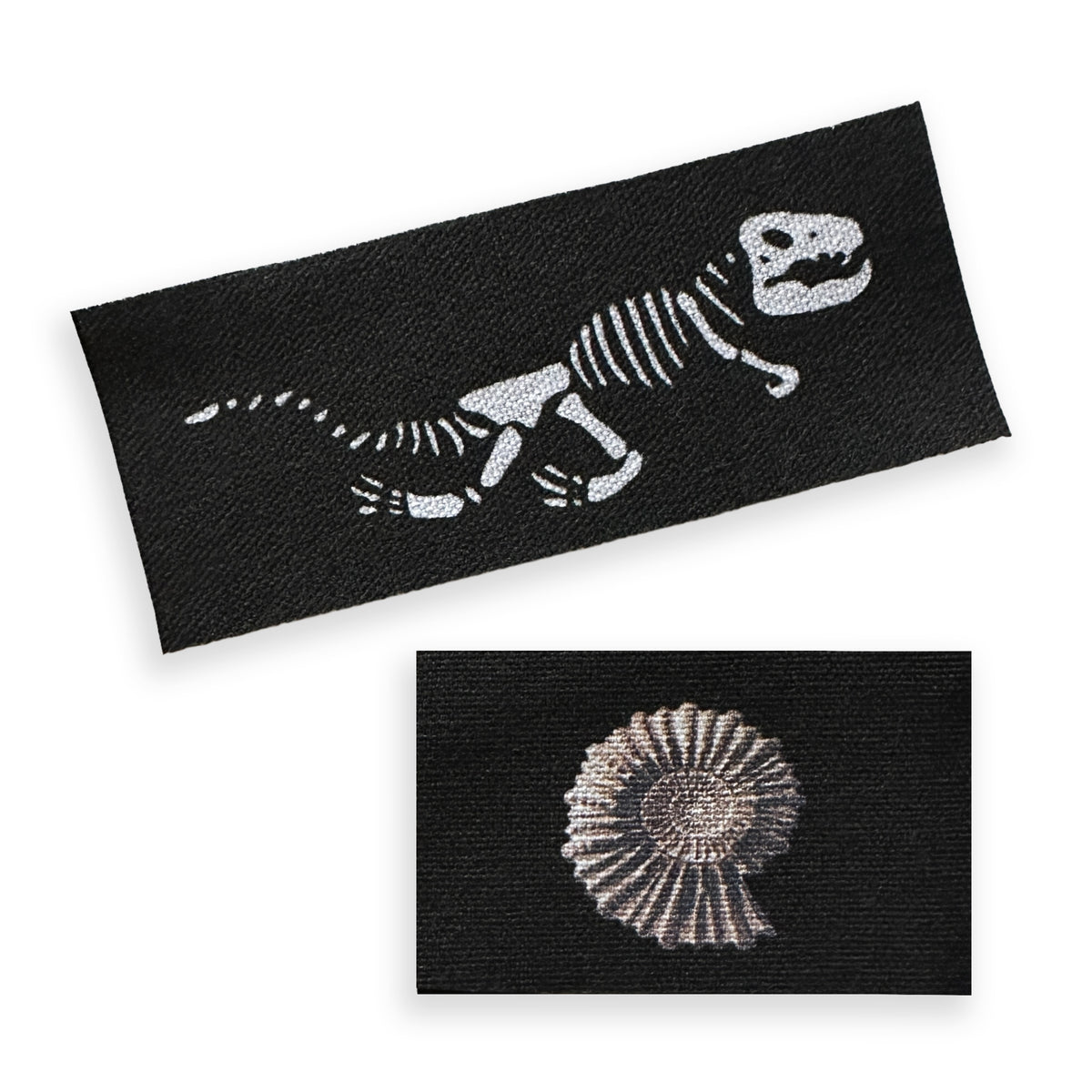 Fossil Skeleton Fabric Patch Set-ESPI LANE