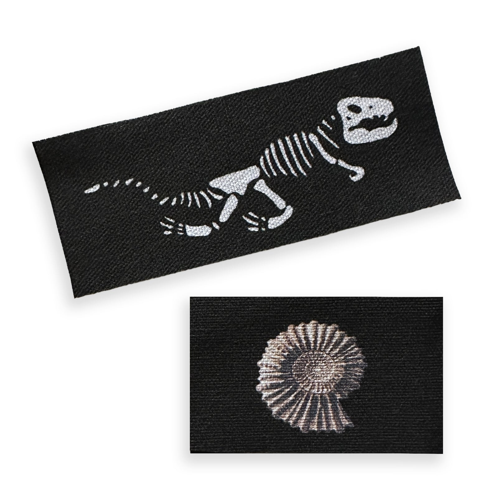 Fossil Skeleton Fabric Patch Set-ESPI LANE
