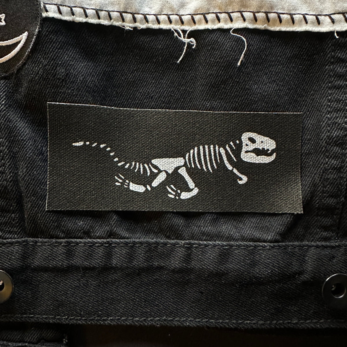 Fossil Skeleton Fabric Patch Set-ESPI LANE