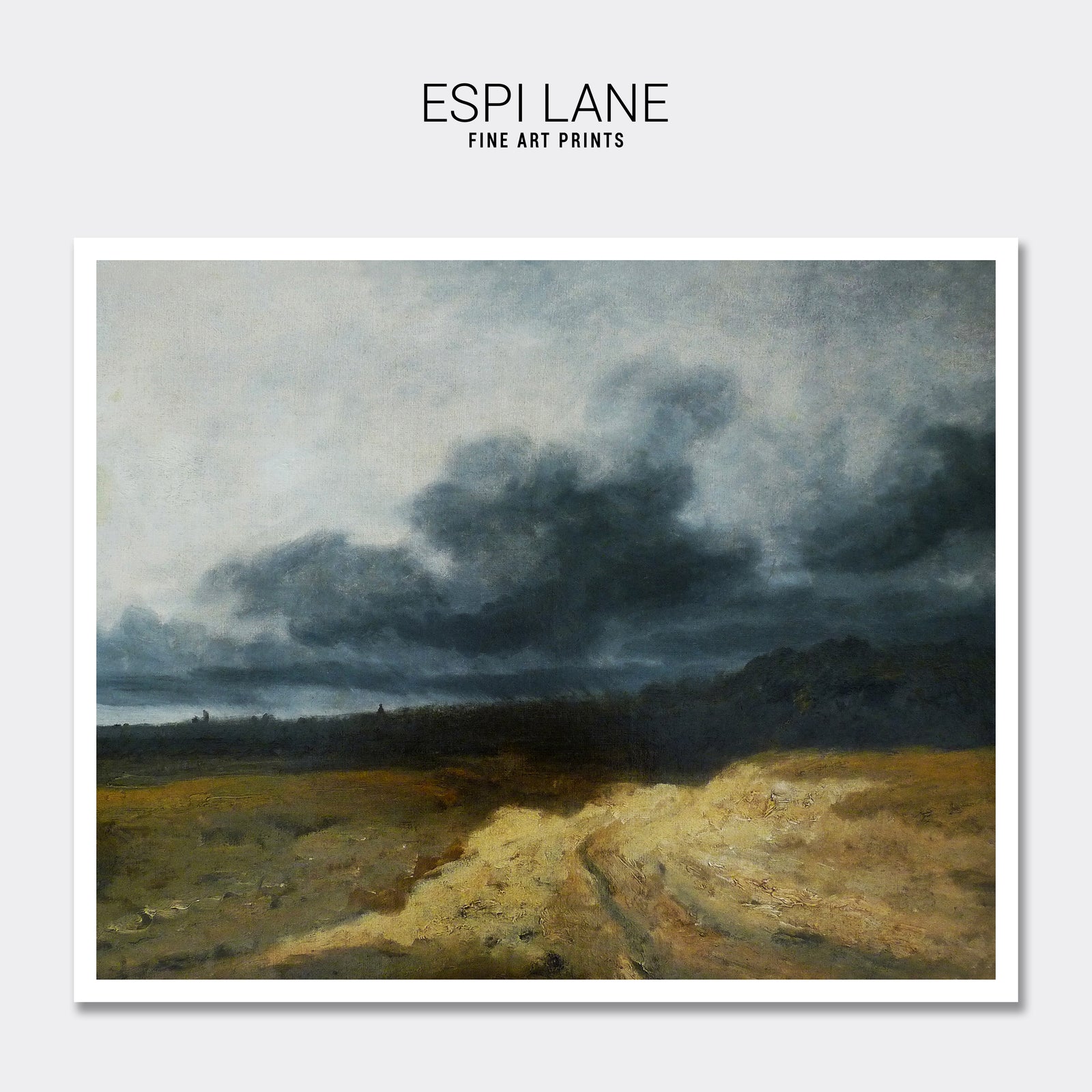 French Dark Moody French Landscape Fine Art Print-ESPI LANE