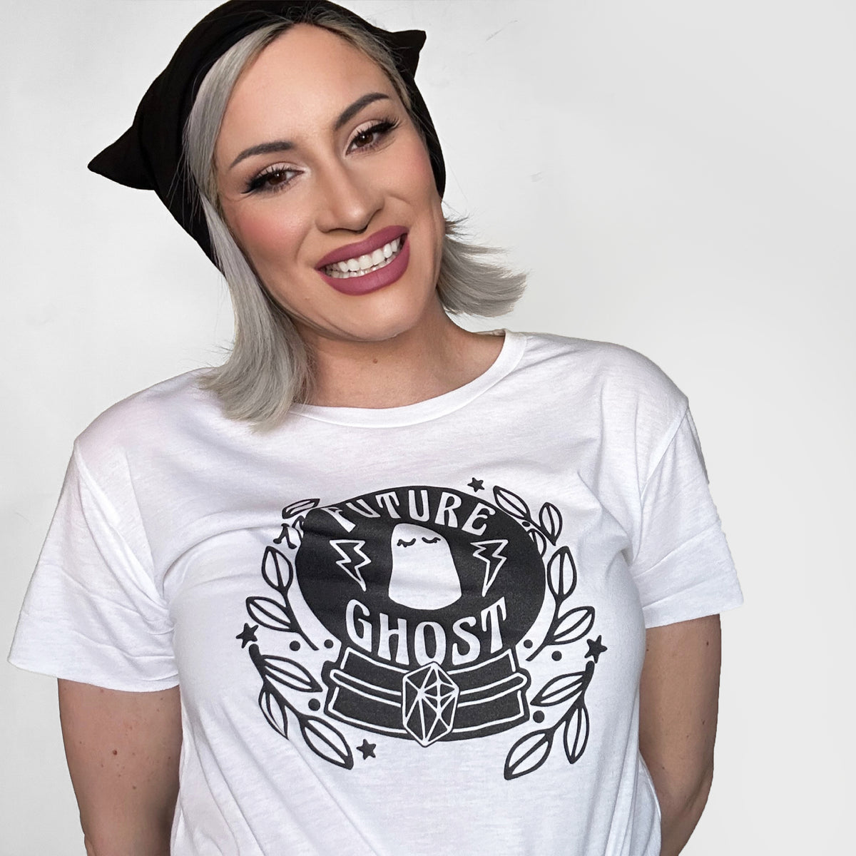 Future Ghost Graphic T-Shirt-ESPI LANE