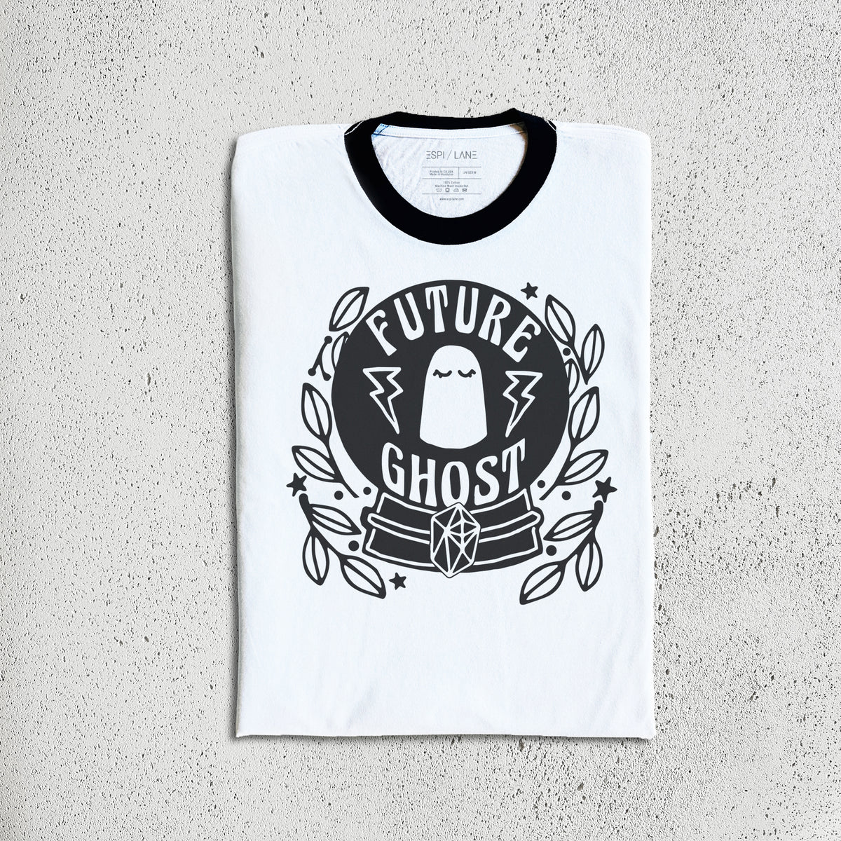 Future Ghost Graphic T-Shirt-ESPI LANE