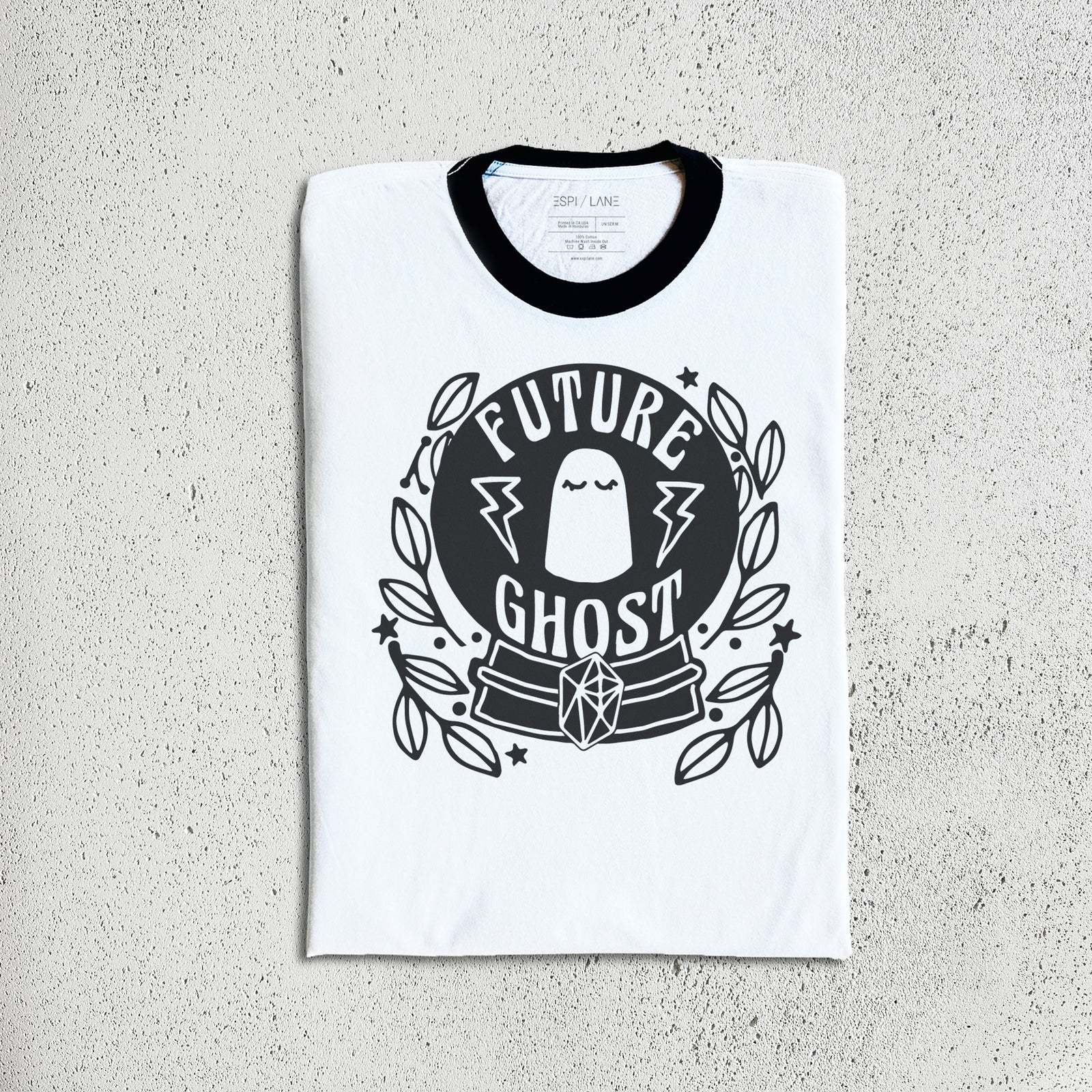 Future Ghost Graphic T-Shirt-ESPI LANE