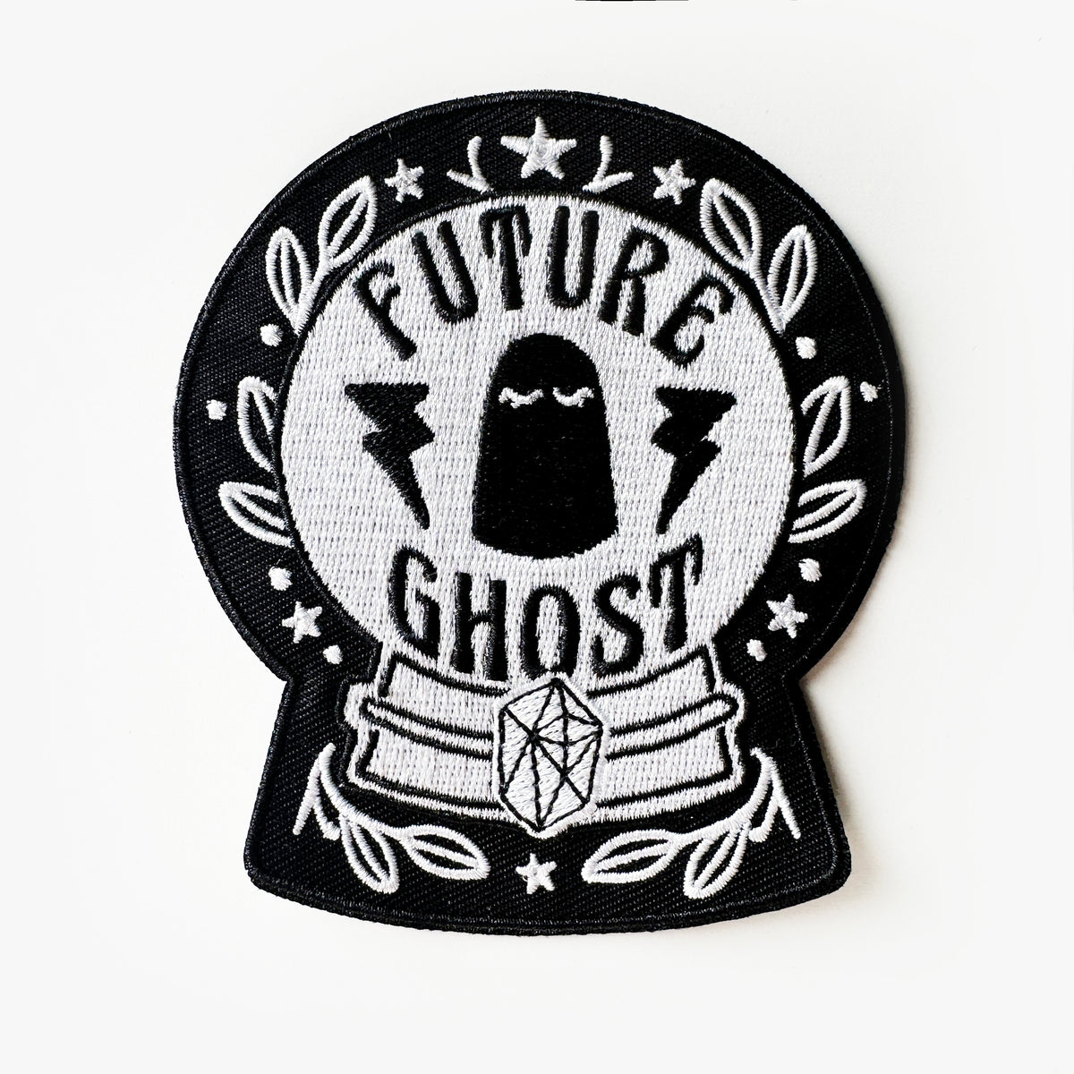 Future Ghost Iron On Patch-ESPI LANE