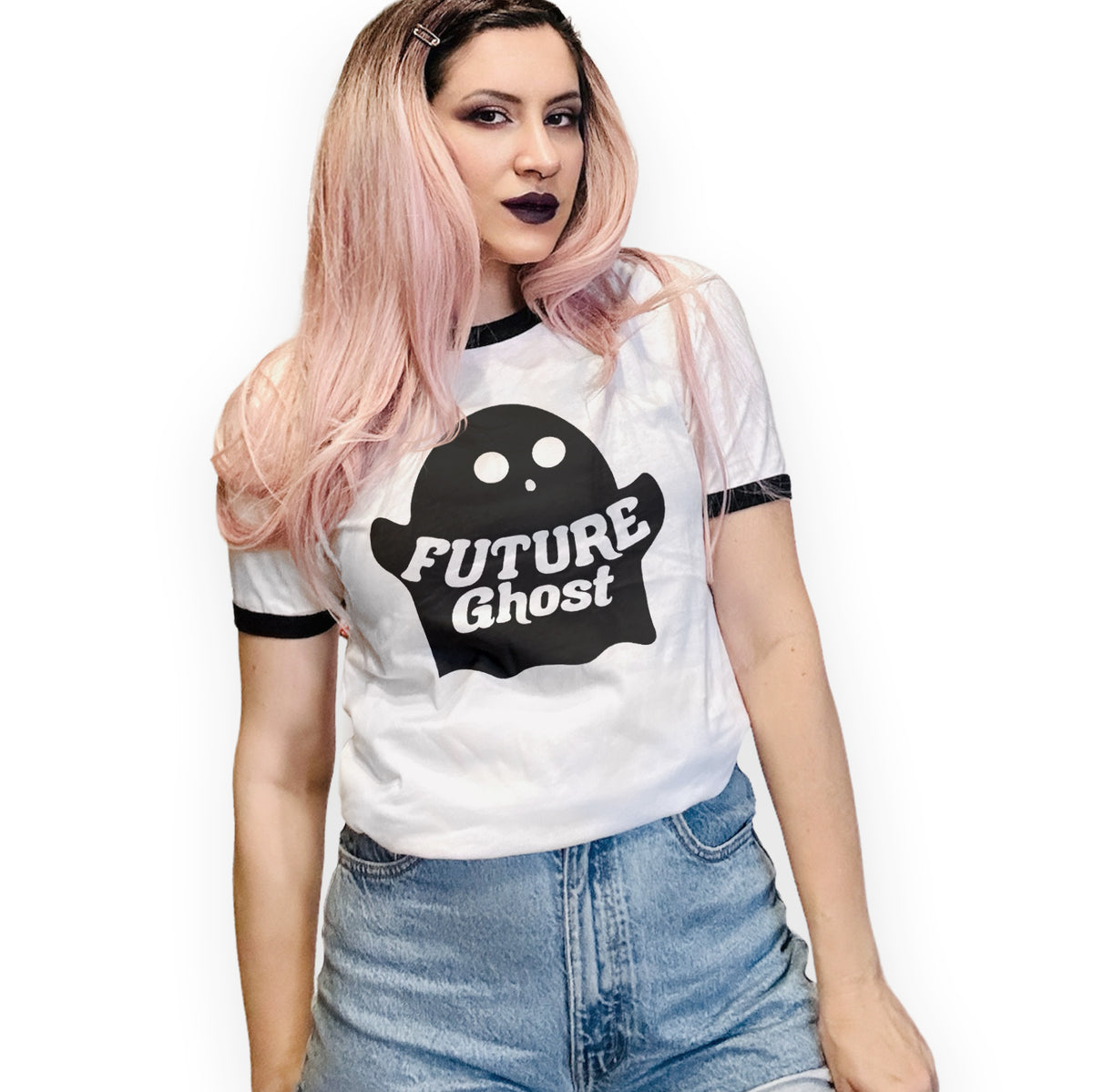Spooky Cute Future Ghost Graphic Tee