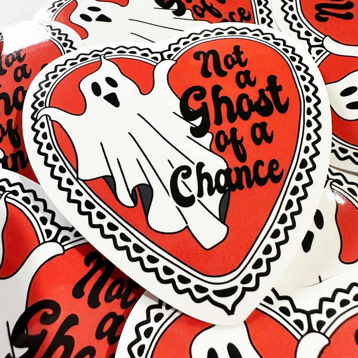 Not A Chance Ghost Sticker